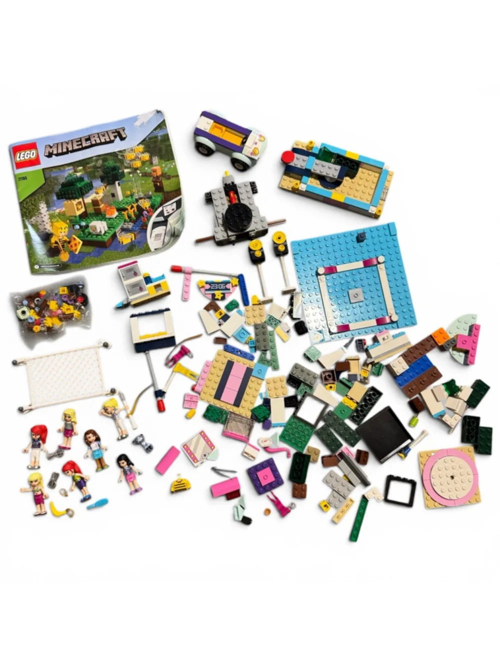 LEGO Friends & Minecraft Building Sets Bundle Lot With Mini Figs
